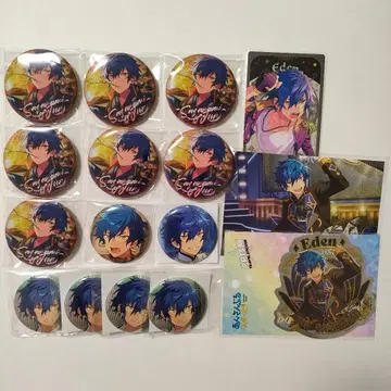 앙스타 사자나미 쥰 캔뱃지 중국 아르카나 엽서