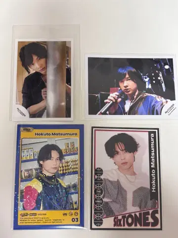 SixTONES 마츠무라 호쿠토 트레이딩 카드 미니 사진 미니 스티커