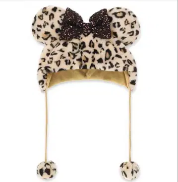 디즈니 팬캡 레오파드 무늬