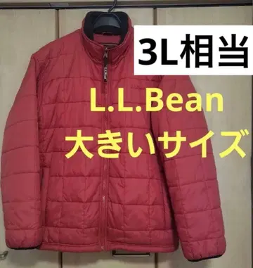 [ 3L 상당 ] L.L.Bean 레드 퀼팅 자켓 빅 사이즈