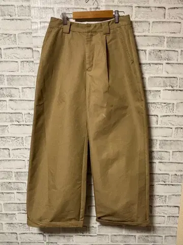 FASHIRU 와이드 치노 슬랙스 베이지