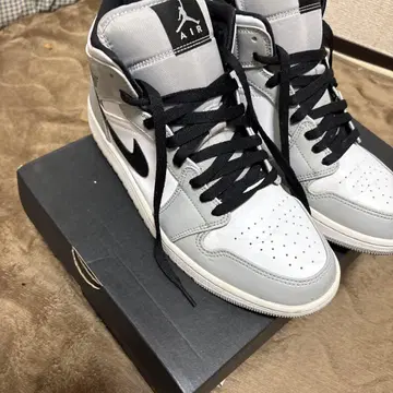 jodan1 미드 라이트 스모크 그레이 화이트 블랙