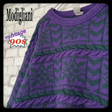[ 90s ] Modigliani 모디글리아니 니트 울 100%