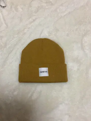 SMITH 니트 모자 머스타드