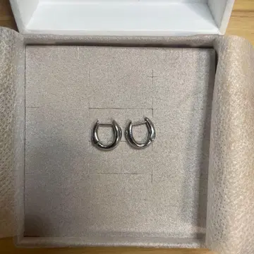 ete 하그 귀걸이 실버