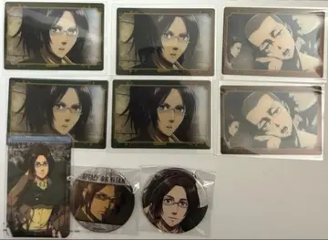 진격의 거인 한지 캔뱃지 오로라 아트 컬렉션 가라오케의 철인 카라테츠