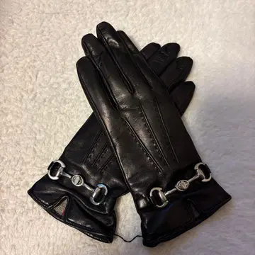 새상품 RIVIERA 캐시미어 가죽 그로브 S