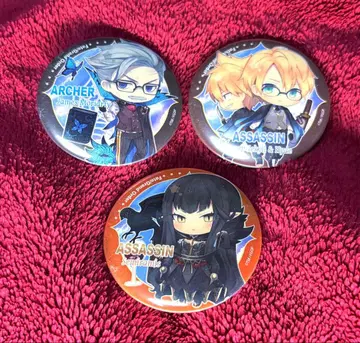 FGO 캬라토리아 캔뱃지 세미라미스 모리아티 지킬