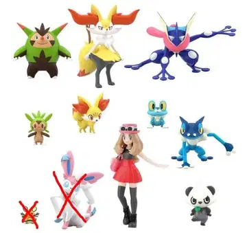 포켓몬 스케일 월드 카로스 지방 세트 (데덴네, 님피아 제외)