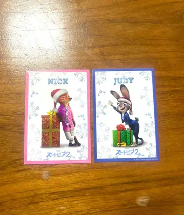 주토피아2 닉 주디 카드 영화 특전 입장 특전