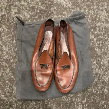 벨지안 슈즈 브라운 수납 봉투 포함