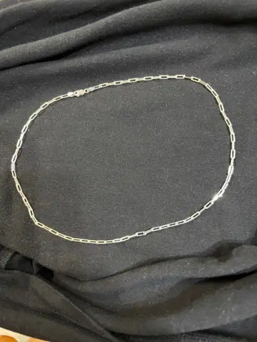 실버 925 링크 체인 목걸이