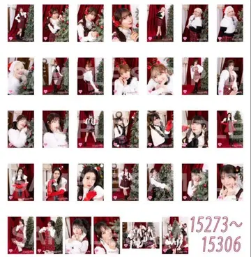 사립 에비스 중학교 크리스마스 코디 브로마이드 풀 컴프 세트