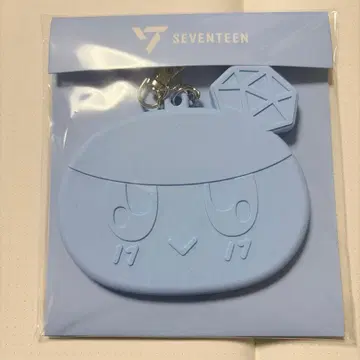 SEVENTEEN NEW_ 봉봉이 캔뱃지 홀더 블루 스카이블루