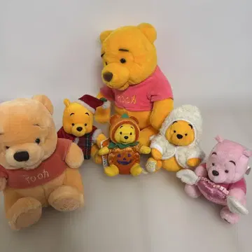 푸우 봉제 인형 세트 디즈니 4번