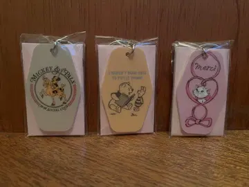 디즈니 호텔 택풍 키링 3종 세트