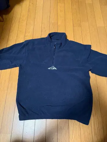 네이비 플리스 하프 지퍼 자켓