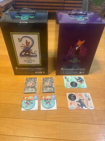 [ 증정품 포함 ] 주토피아 닉 와일드 & 주디 홉스 피규어