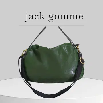 [ 새상품급 ] 잭고무 jack gomme 3way 숄더백 카키