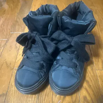 한국 한정판 CONVERSE 블랙 하이컷 부츠