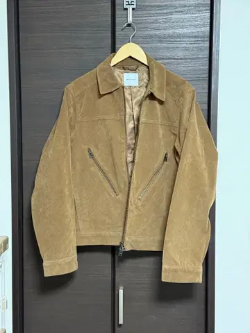 FREAK'S STORE 브라운 스웨이드 자켓 택 포함