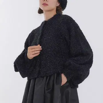 [ yori ] 라메 페더 니트 가디건 38