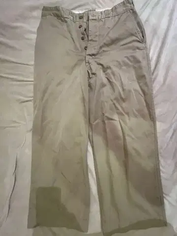 60s us army 치노 팬츠 요소 버튼