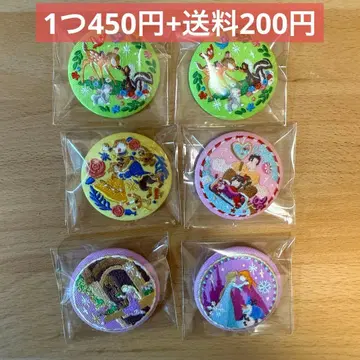 [ 미사용 새상품 ] 디즈니 자수 캔뱃지 2 묶음 판매