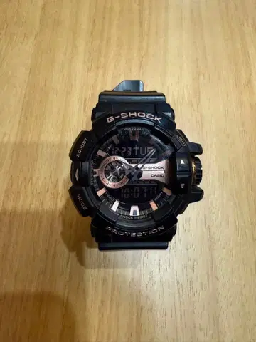 G-SHOCK GA-400GB 블랙/로즈 골드