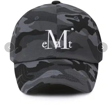 mucent 무센트 카모플라쥬 흑백 캡 여성용 ( 그레이.자수 화이트 )