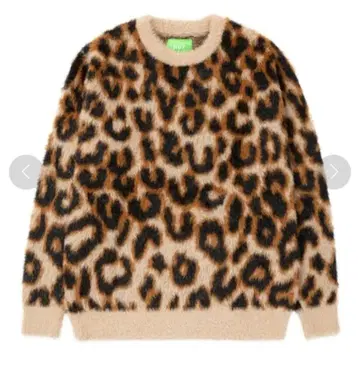 HUF 레오파드 무늬 스웨터 M 사이즈
