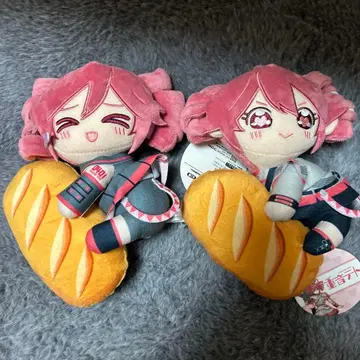 카사네 테토 프랑스빵 봉제 인형 2종 세트