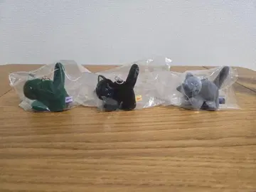 고양이 플러시 키체인 세트