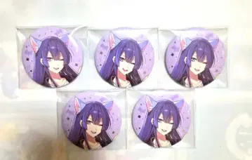 Vtuber 캔뱃지 5개 세트