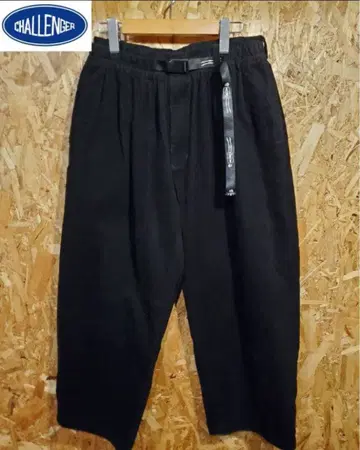 챌린저 코듀로이 워크 팬츠 블랙 코듀로이 팬츠
