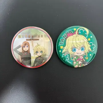 초레어 .유녀전기. 캔뱃지 이세계 뮤지엄 타냐 2개