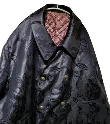 00s gaultier 아라베스크 브로케이드 코트