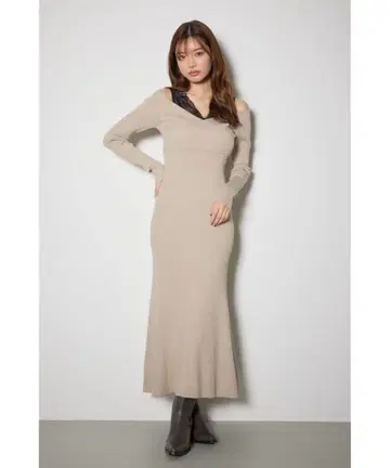 리엔다 레이스 도킹 원피스