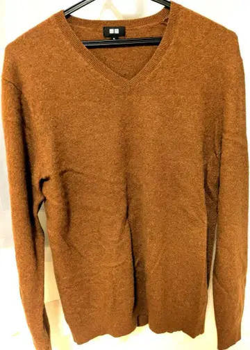 UNIQLO 캐시미어 니트 스웨터 XL 브라운