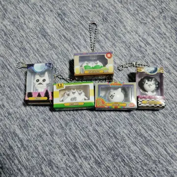 냥코 대전쟁 초코 박스 피규어 키링 5개 세트