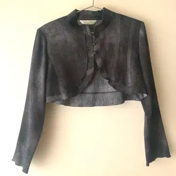 새상품급 HITOSHI TAMURA 볼레로 크레이프 원단