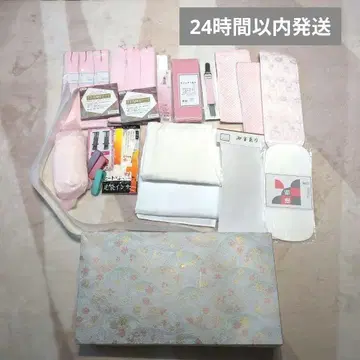 [ 24시간 이내 발송 ] 교토 토끼당 일본풍 잡화 기모노 착용법 세트