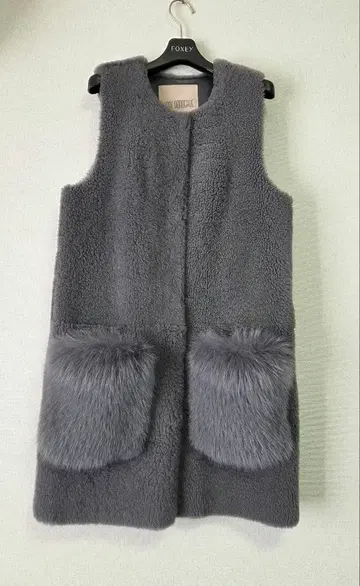 무스탕 퍼 베스트