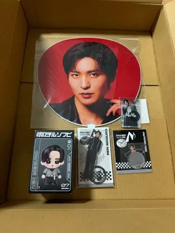 메구로 렌 Snow Man ON 부채, 스티커, 소프트 비닐 5종 세트