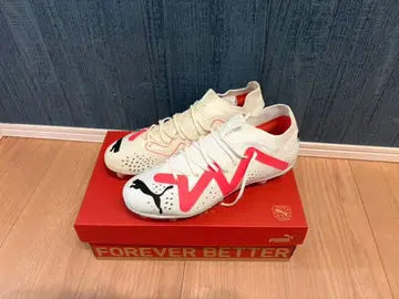 Puma 축구화 FG 화이트/핑크/블랙