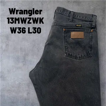 Wrangler 13MWZWK 멕시코제 블랙 데님 W36 L30