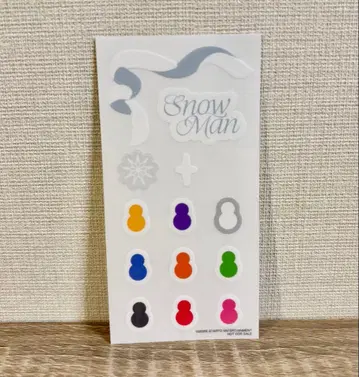 Snow Man 1st Popup 팝업 입장자 특전 씰
