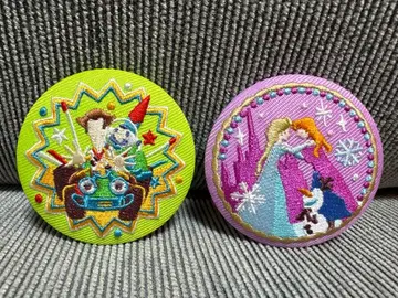 [새상품급 새상품] 디즈니 Biscuit.2 자수 캔배치 토이스토리 안나