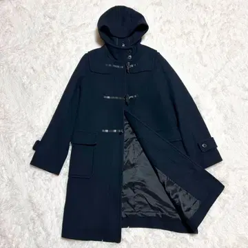 무인양품 네이비 후드 부착 더플 코트 L 사이즈