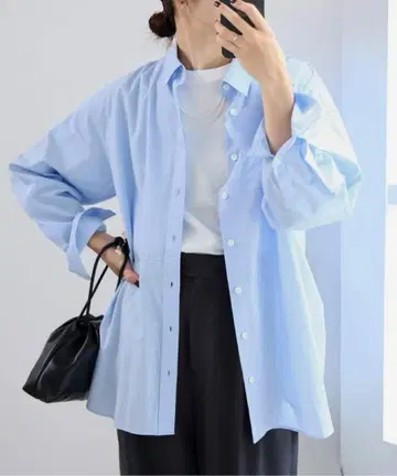 SLOBE IENA 코튼 브로드 베이직 셔츠